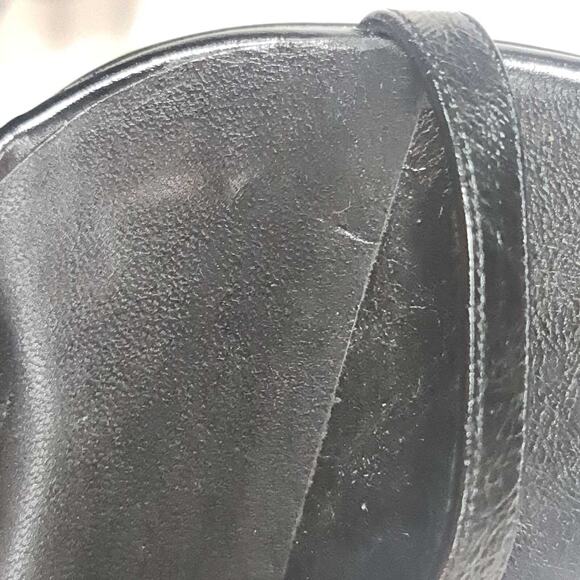 NWOB Saint Laurent Black Leather Heeled Sandals Sz.38.5 - Picture 7 of 8